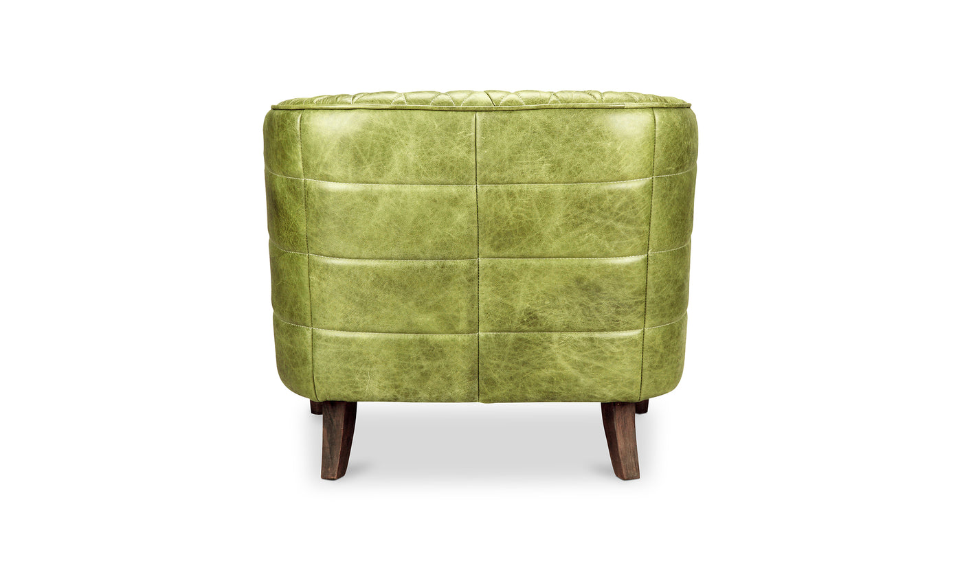 Magdelan Tufted Leather Armchair
