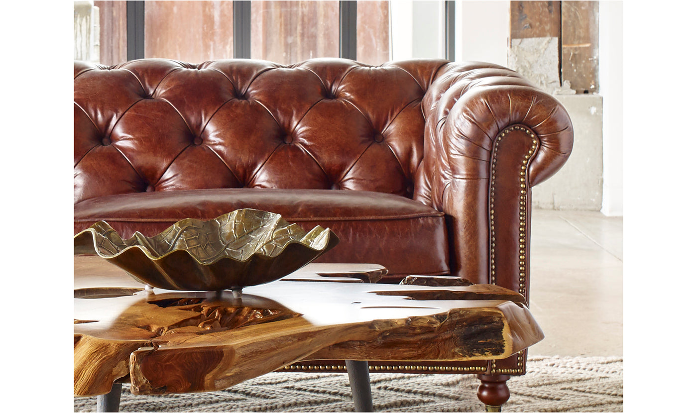 Birmingham Sofa Brown Leather