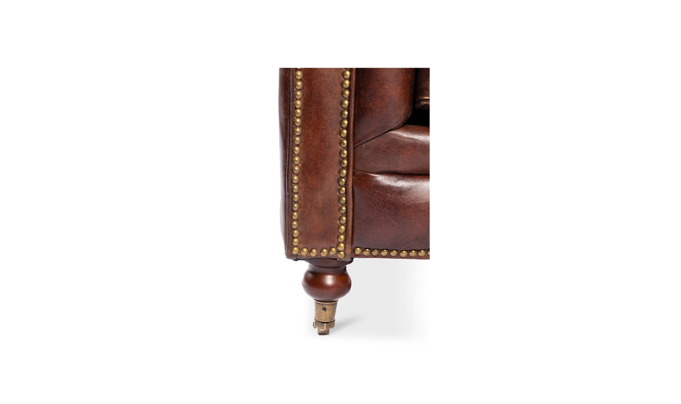 Birmingham Sofa Brown Leather