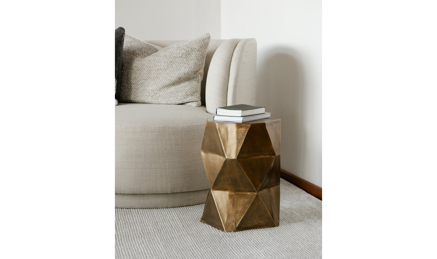 Quintus Brass Accent Table