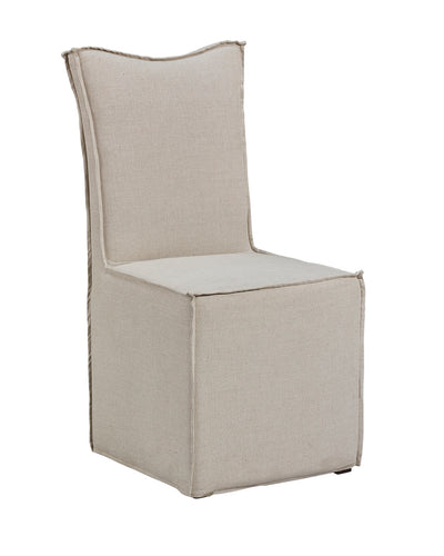 Thora Linen Dining Room Chair